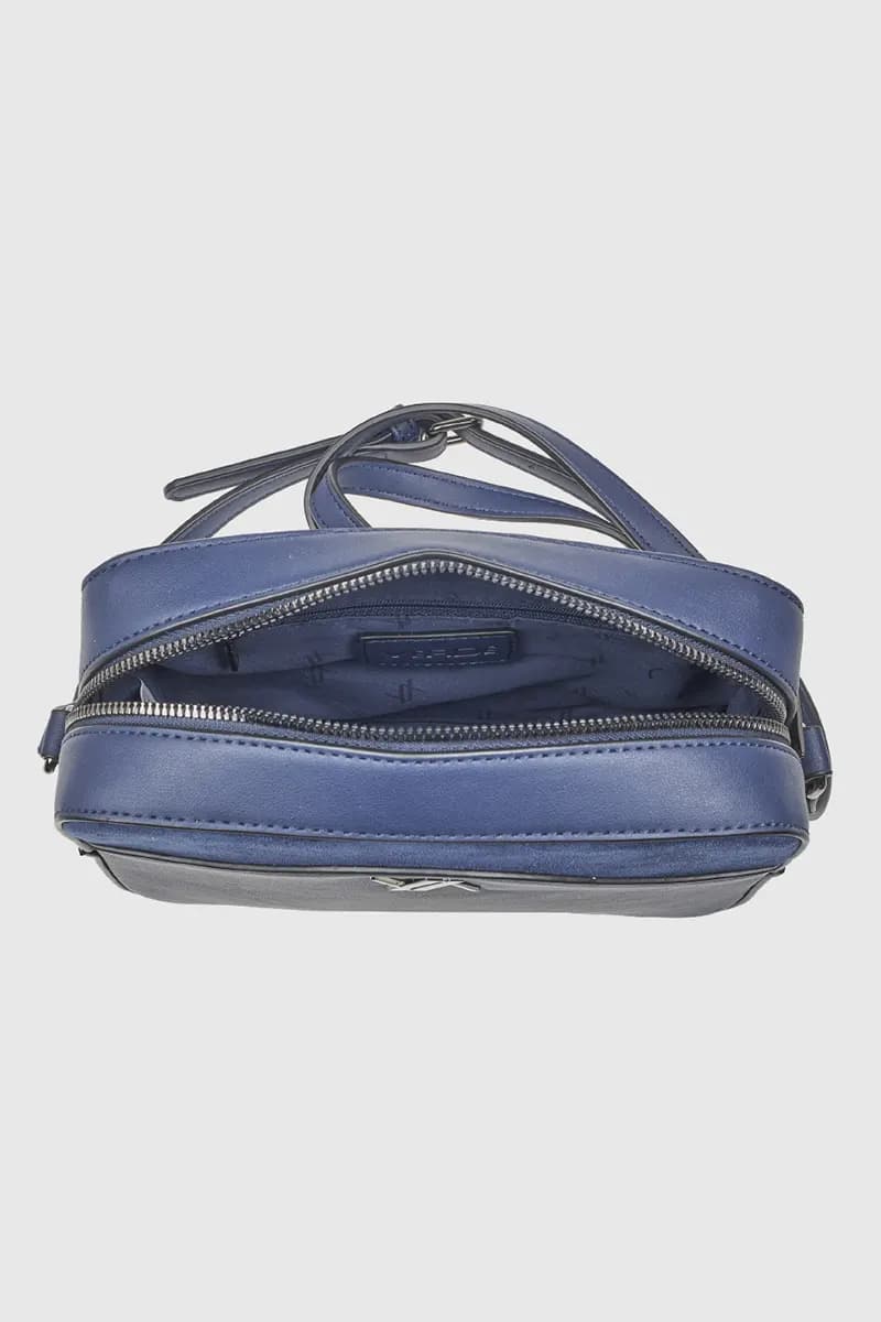 VERDE FASHION | Borsa a tracolla dettaglio camoscio - 11