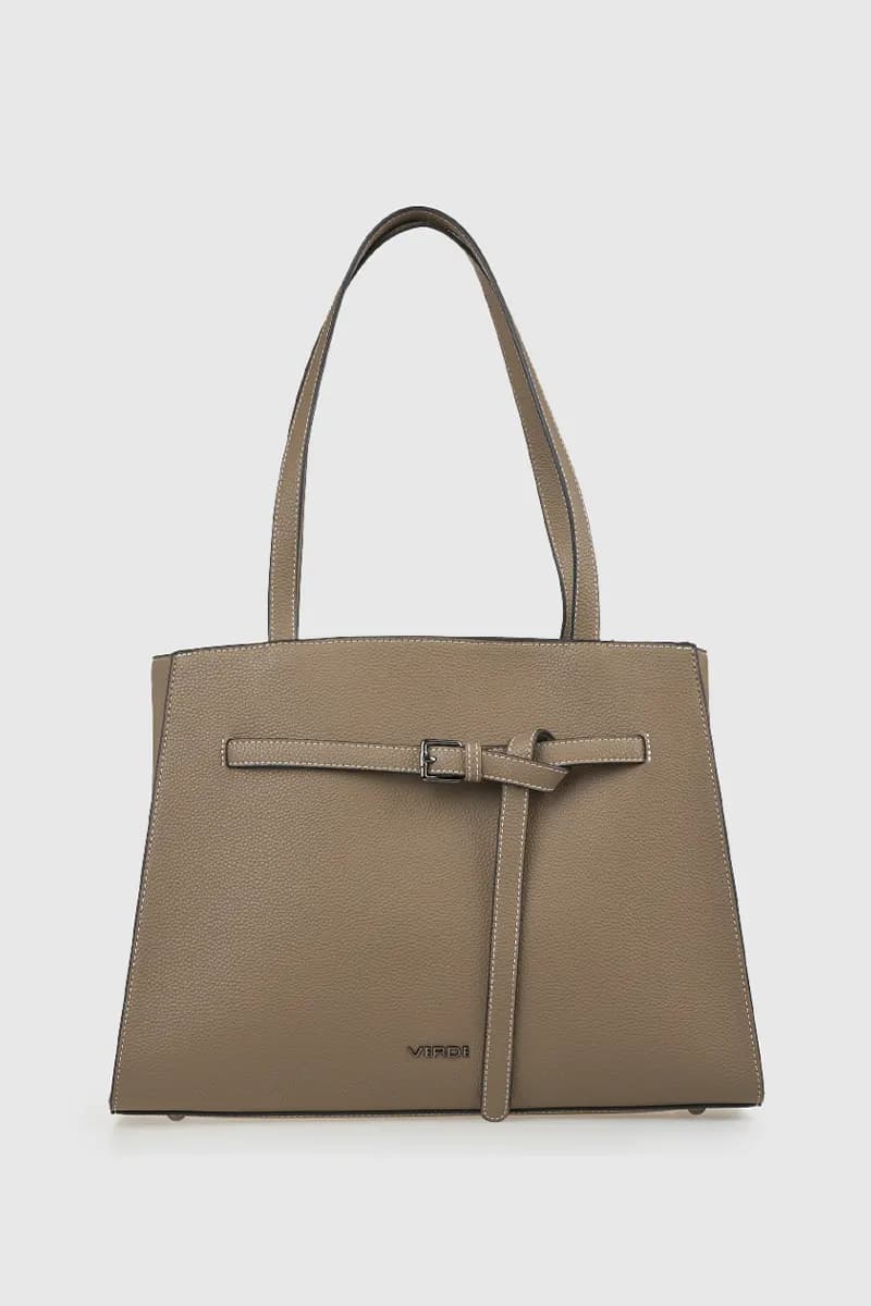 VERDE FASHION | Borsa a spalla tre scomparti - 9