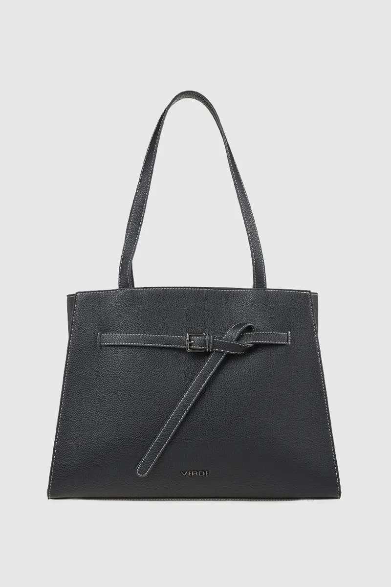 VERDE FASHION | Borsa a spalla tre scomparti - 5