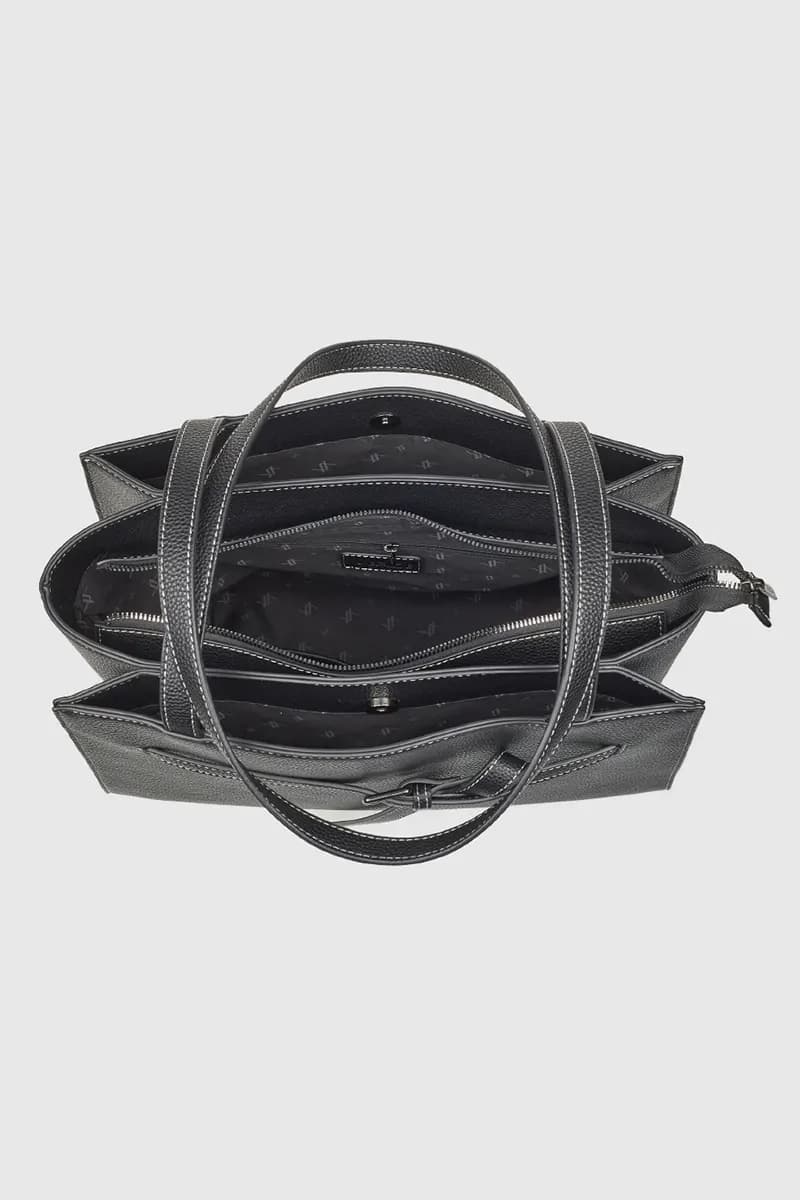 VERDE FASHION | Borsa a spalla tre scomparti - 7