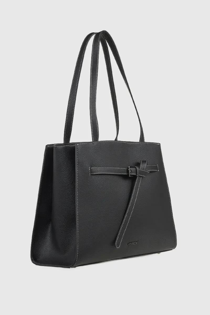 VERDE FASHION | Borsa a spalla tre scomparti - 8