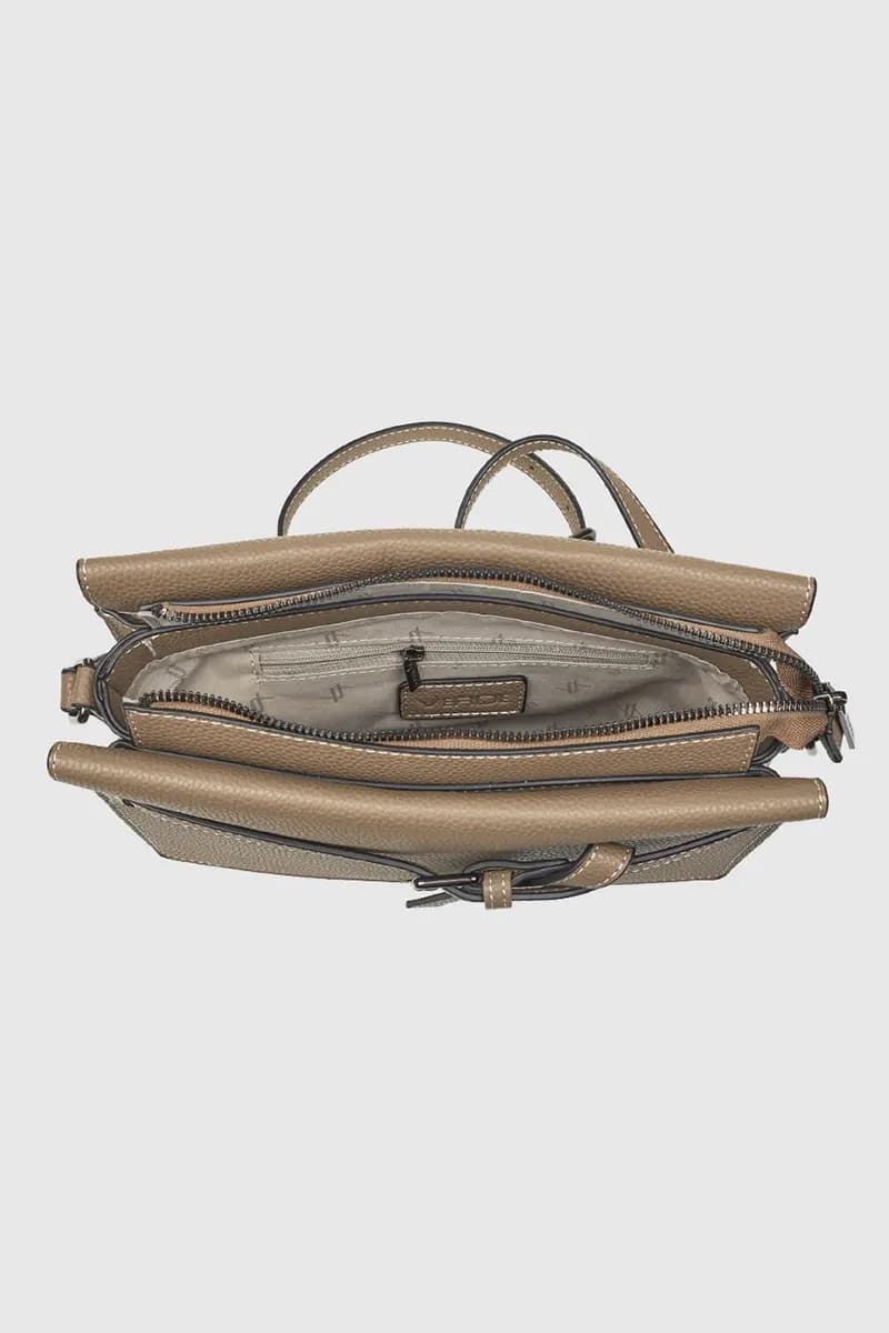 VERDE FASHION | Borsa a tracolla in ecopelle - 6
