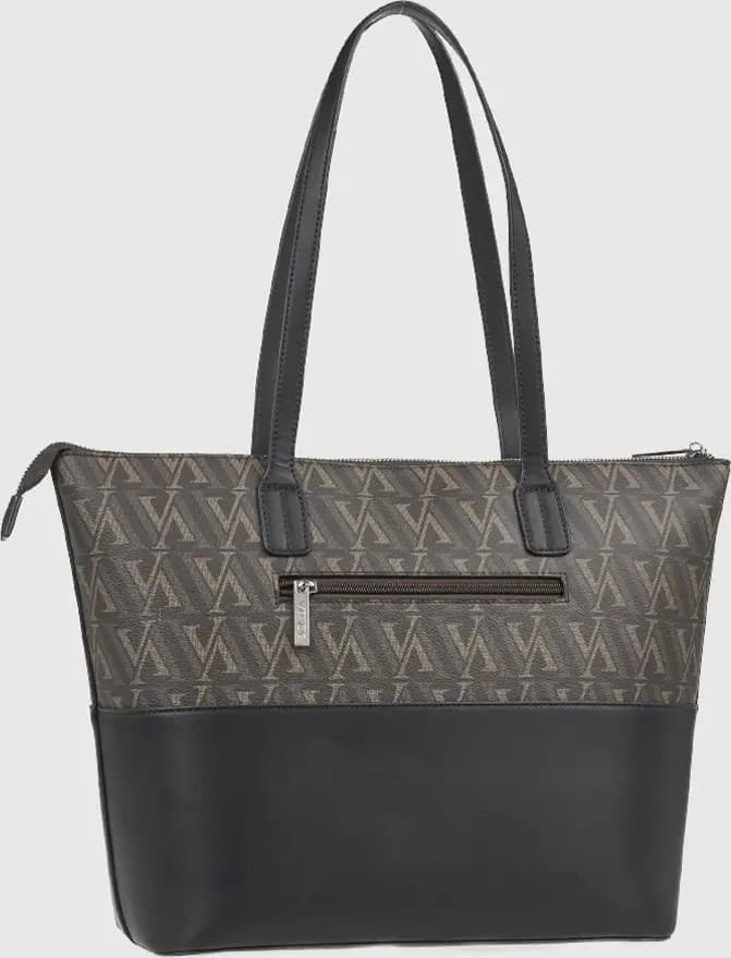 VERDE FASHION | Borsa a spalla con stampa logo - 2