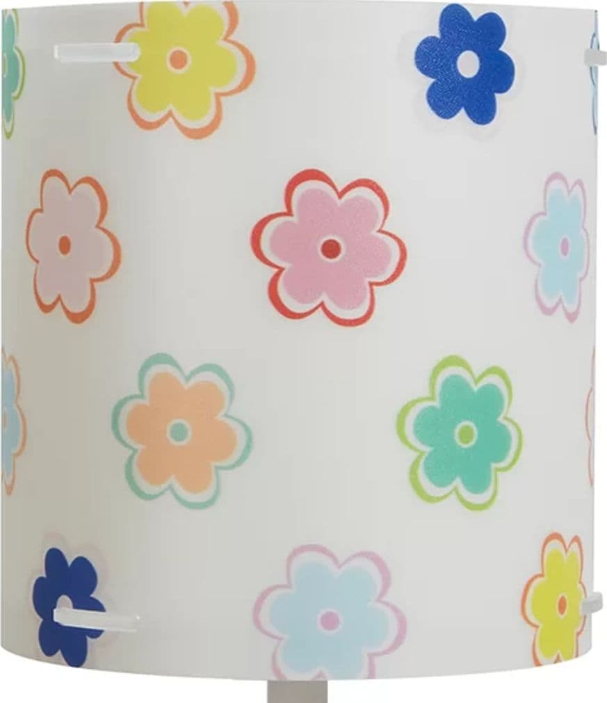 Abat-jour moderna EMPORIUM CYLINDER FIORI CL1527 E14 LED metacrilato sandylex lampada camerette - 3