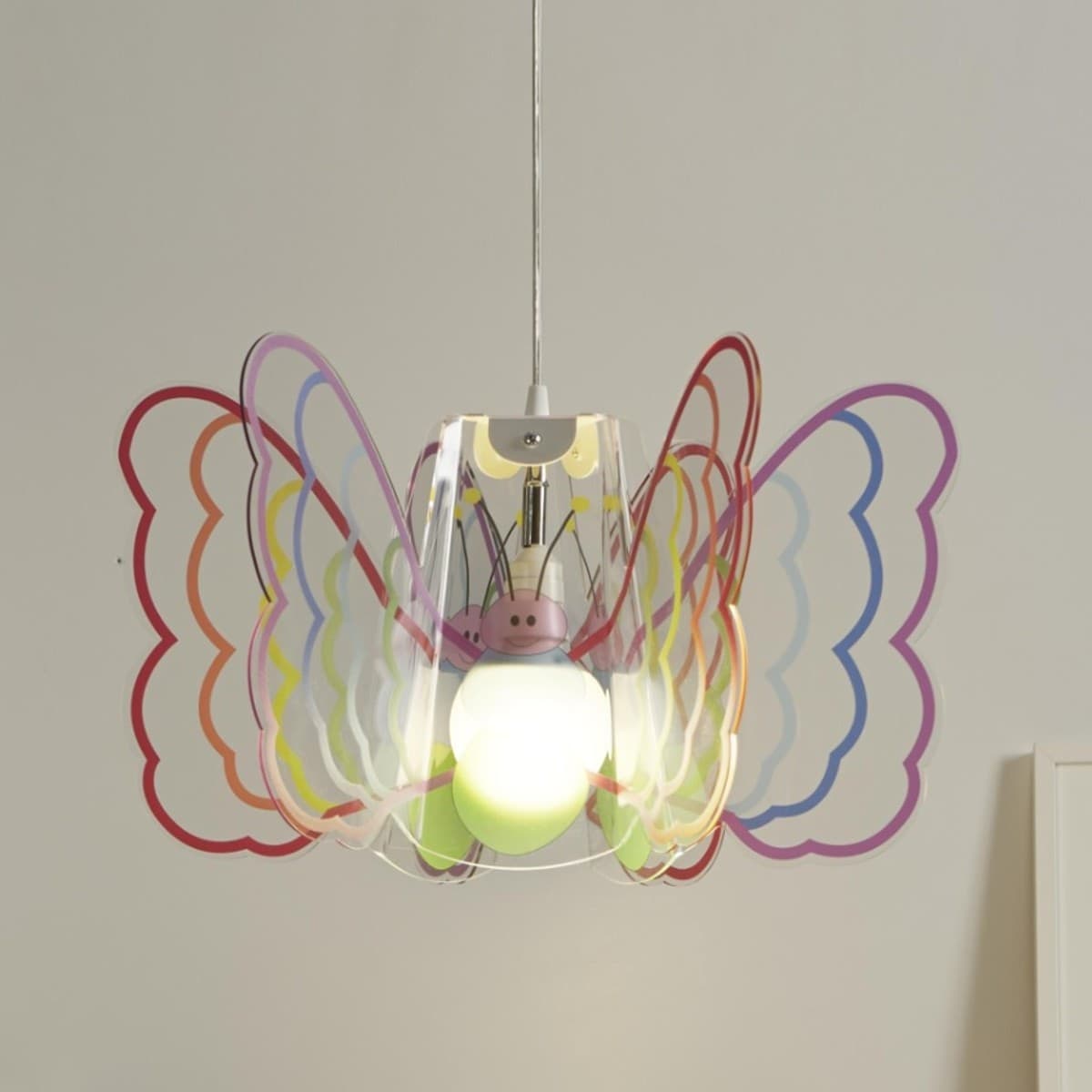Lampadario moderno EMPORIUM BUTTERFLY CL1528 E27 LED metacrilato sospensione - 3