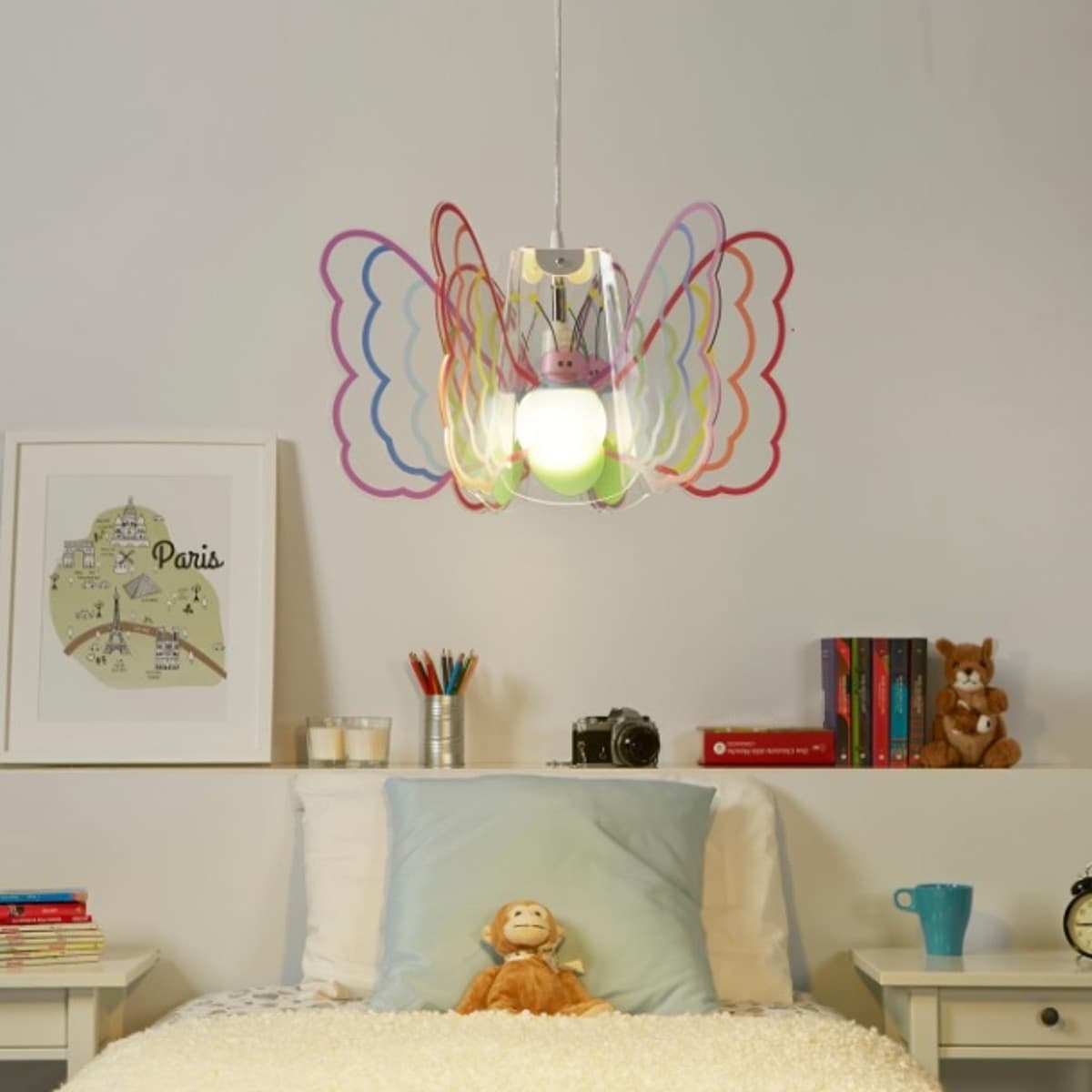 Lampadario moderno EMPORIUM BUTTERFLY CL1528 E27 LED metacrilato sospensione - 4