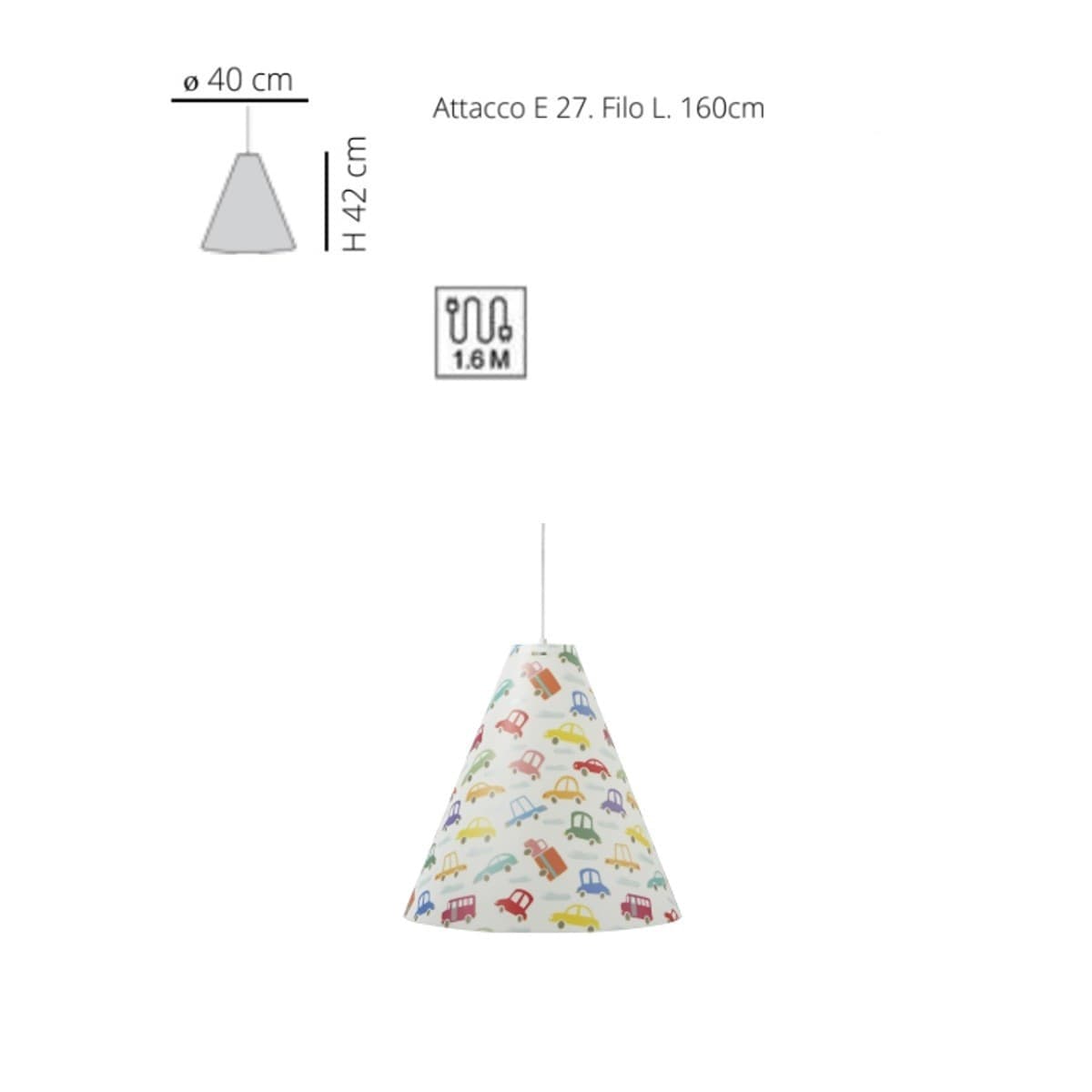 Lampadario moderno EMPORIUM DOULI CAR CL1529 E27 LED metacrilato sandylex sospensione - 3