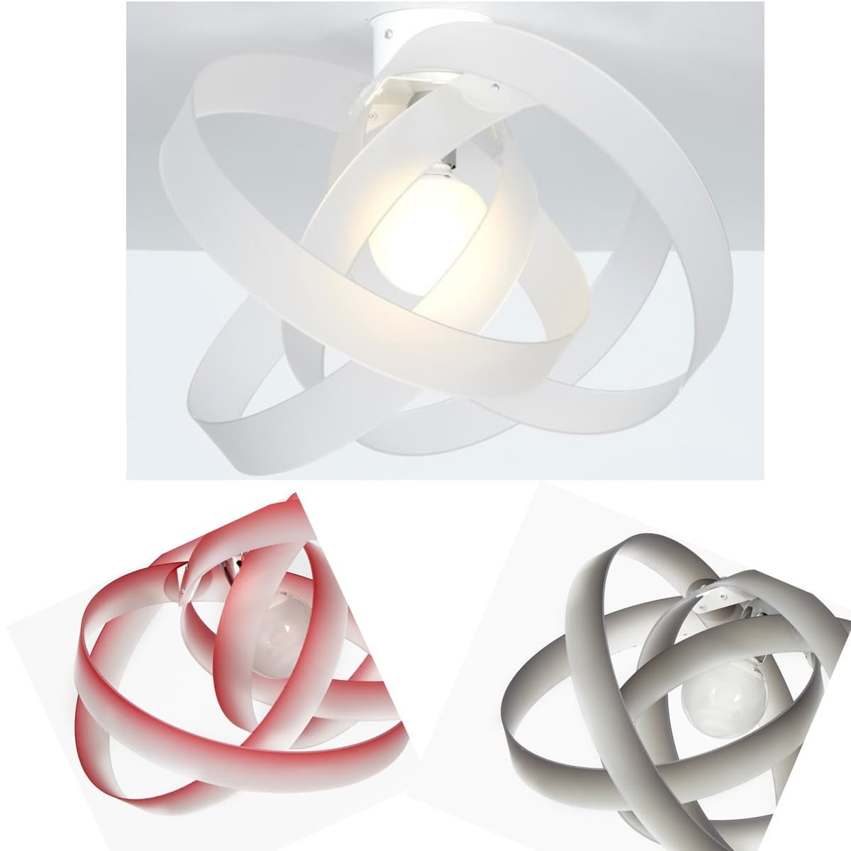Plafoniera moderna EMPORIUM NUVOLA CL591 CL879 CL693 E27 LED metacrilato lampada soffitto - 17