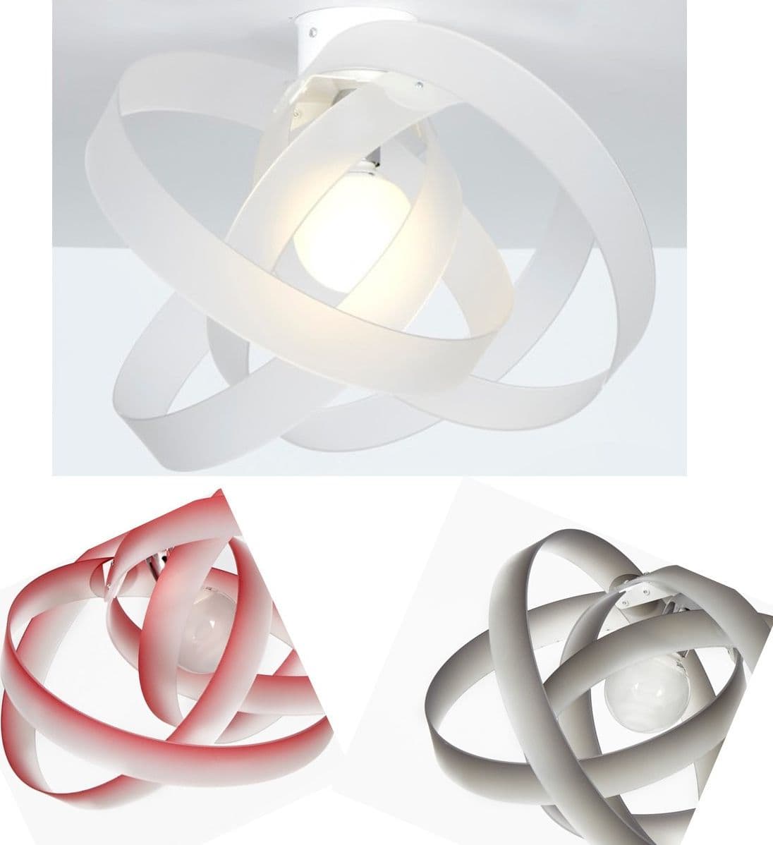 Plafoniera moderna EMPORIUM NUVOLA CL591 CL879 CL693 E27 LED metacrilato lampada soffitto - 8