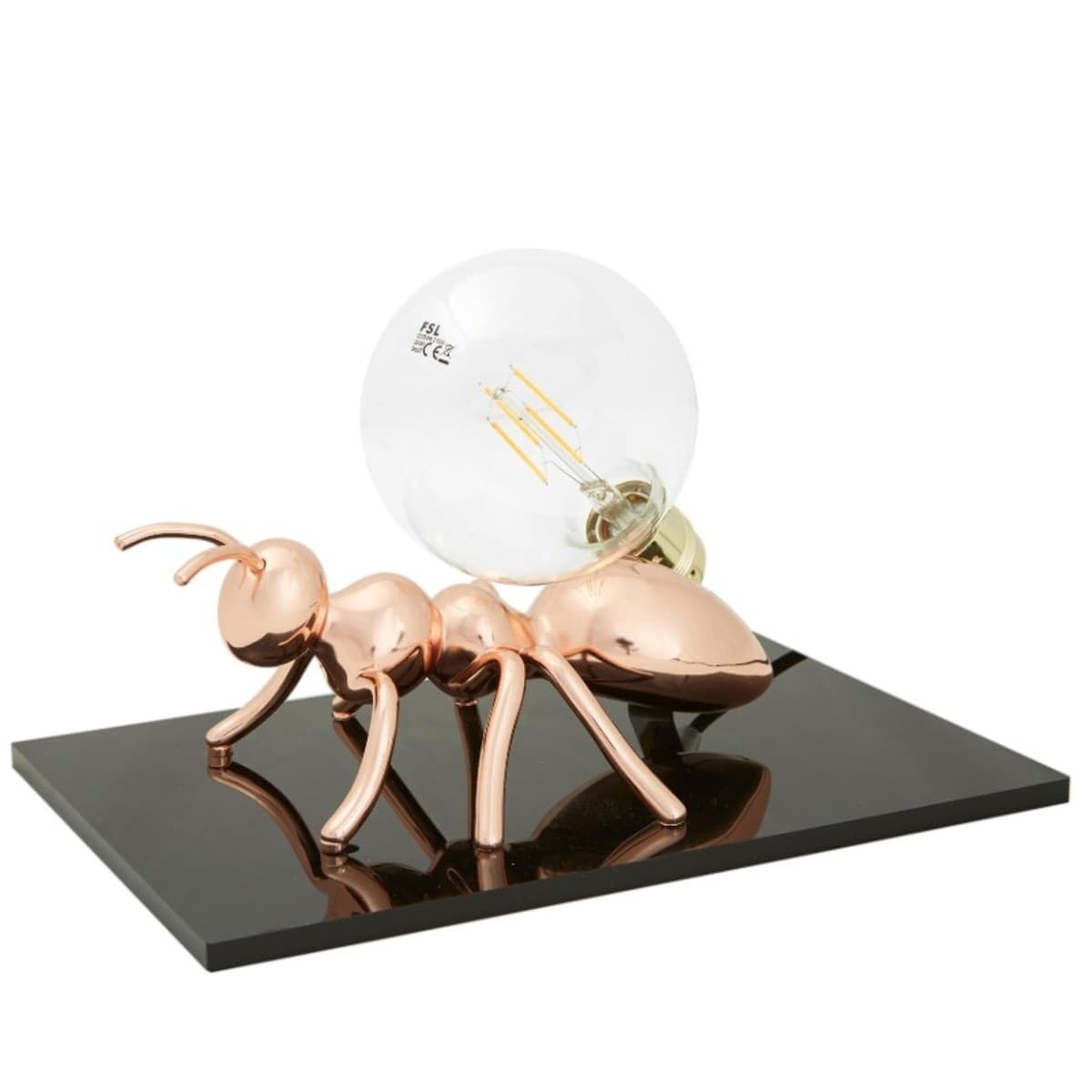 Abat-jour moderna EMPORIUM ANTLANTE CL1546 E27 LED resina lampada tavolo scrivania - 2