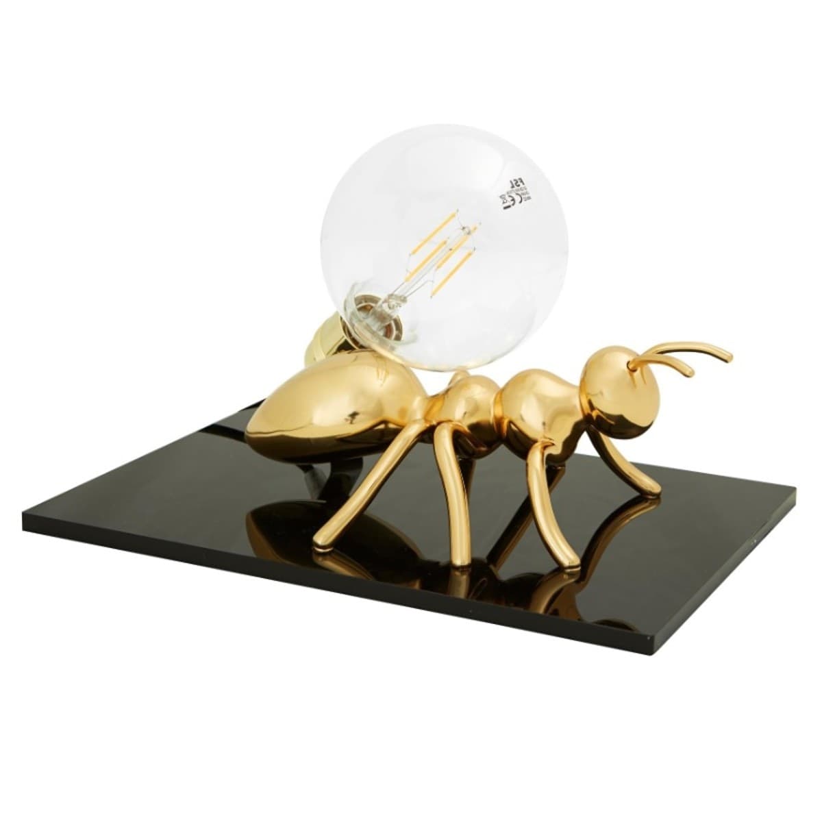 Abat-jour moderna EMPORIUM ANTLANTE CL1546 E27 LED resina lampada tavolo scrivania - 3