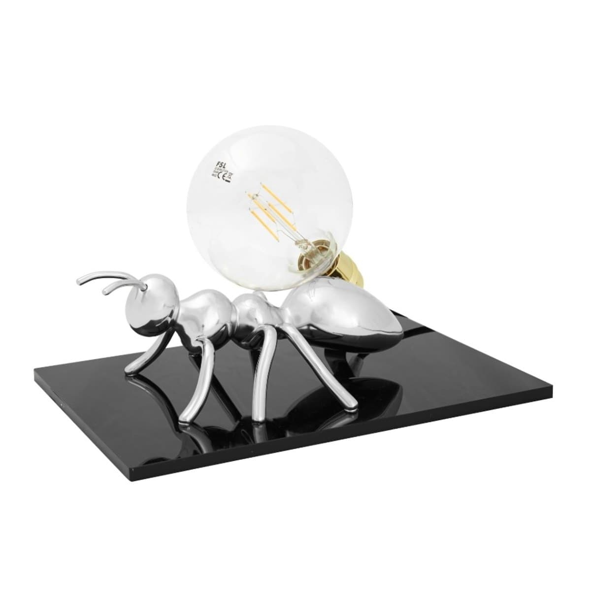 Abat-jour moderna EMPORIUM ANTLANTE CL1546 E27 LED resina lampada tavolo scrivania - 4