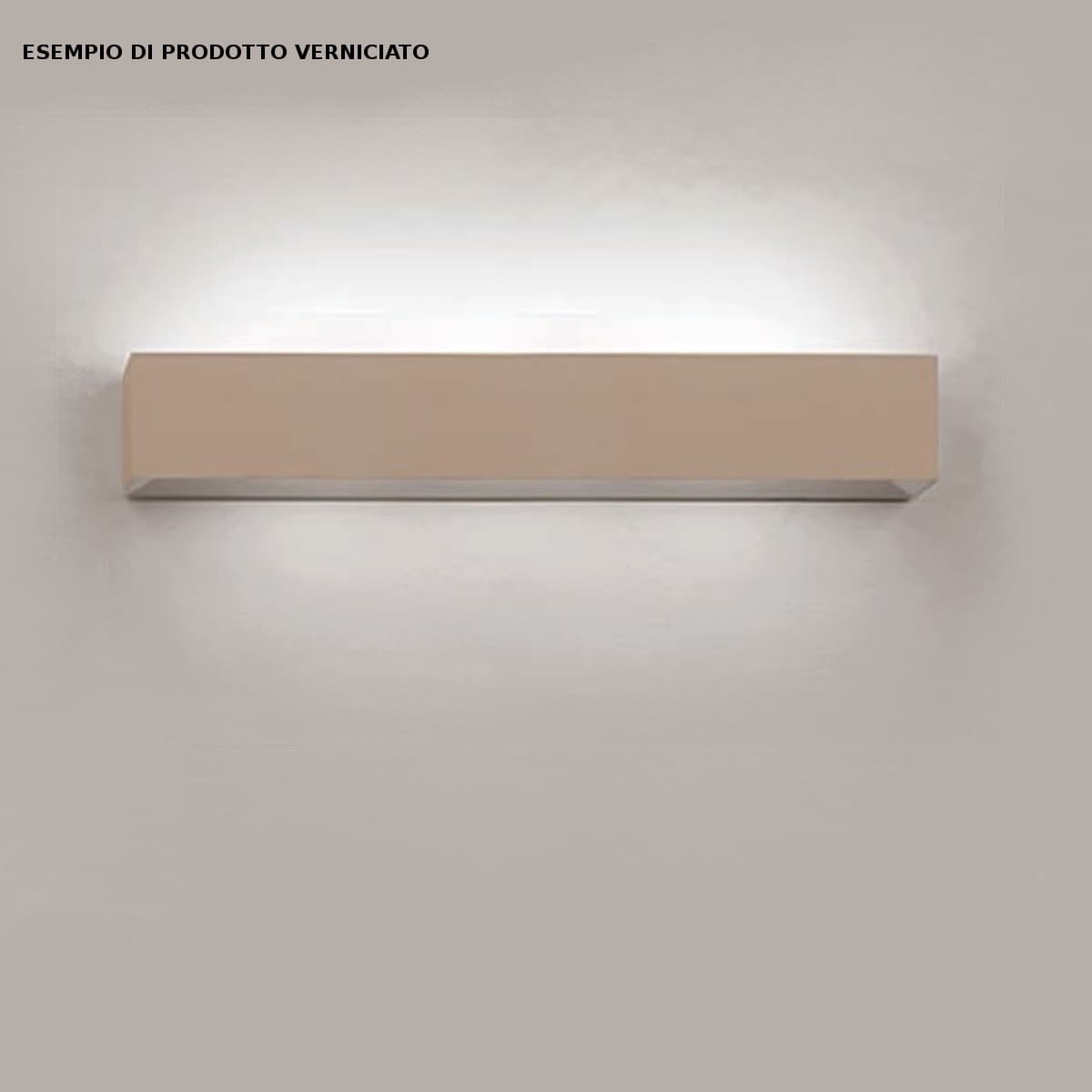 Applique moderno Sforzin HERMIONE T210 G9 LED gesso verniciabile biemissione lampada parete - 4