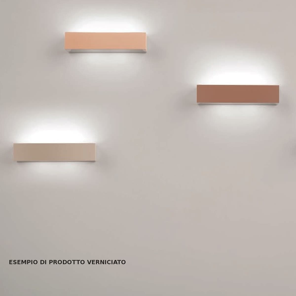 Applique moderno Sforzin HERMIONE T210 G9 LED gesso verniciabile biemissione lampada parete - 5
