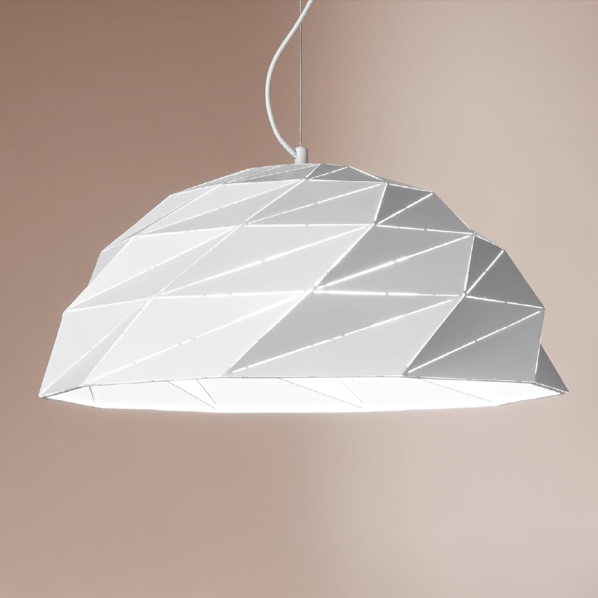 Lampadario moderno Perenz TILT 6624 B E27 LED sospensione metallo taglio laser - 2