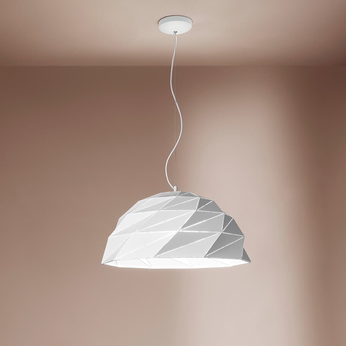 Lampadario moderno Perenz TILT 6624 B E27 LED sospensione metallo taglio laser - 3