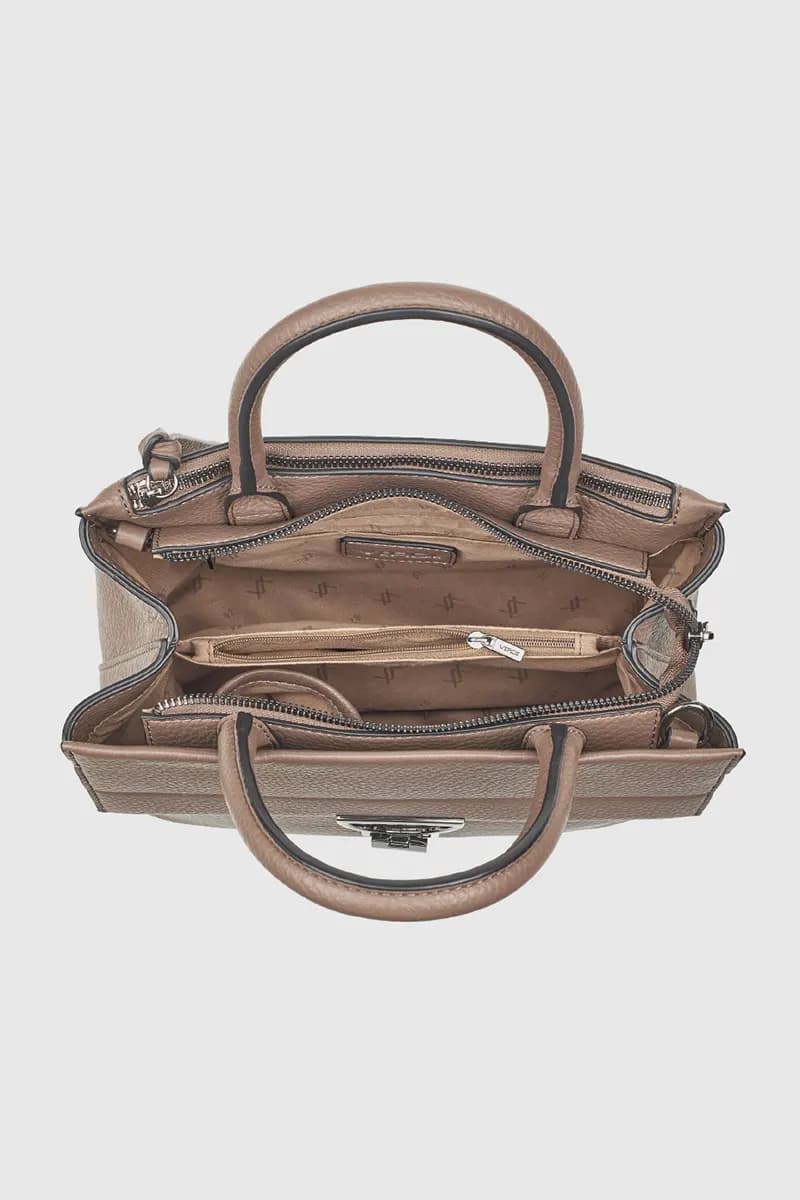 VERDE FASHION | Borsa mini tote dettaglio metallo - 3