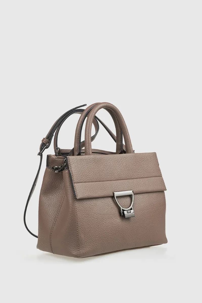 VERDE FASHION | Borsa mini tote dettaglio metallo - 4