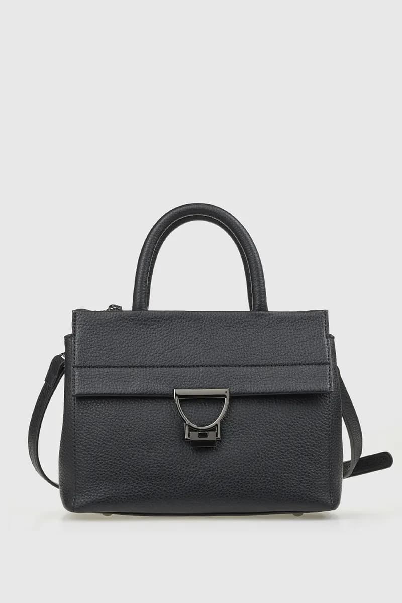VERDE FASHION | Borsa mini tote dettaglio metallo - 5