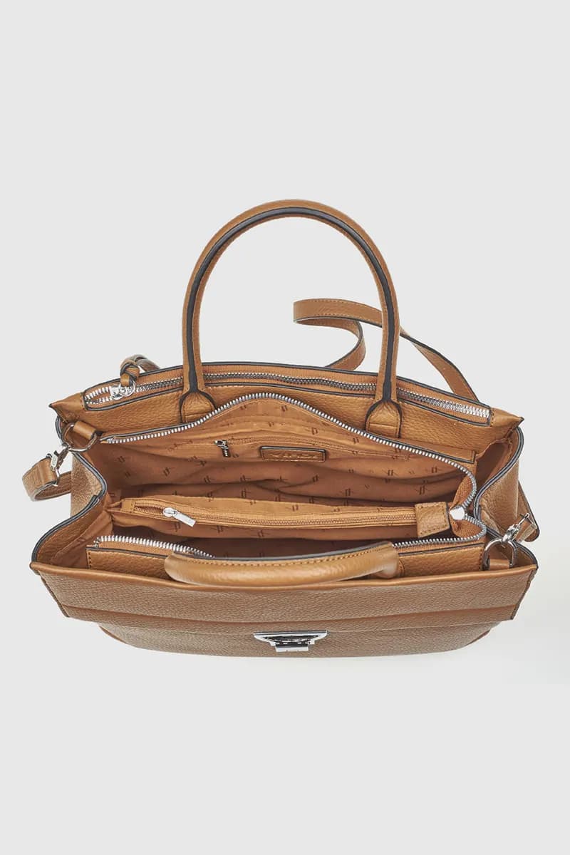 VERDE FASHION | Borsa tote dettaglio metallo - 3