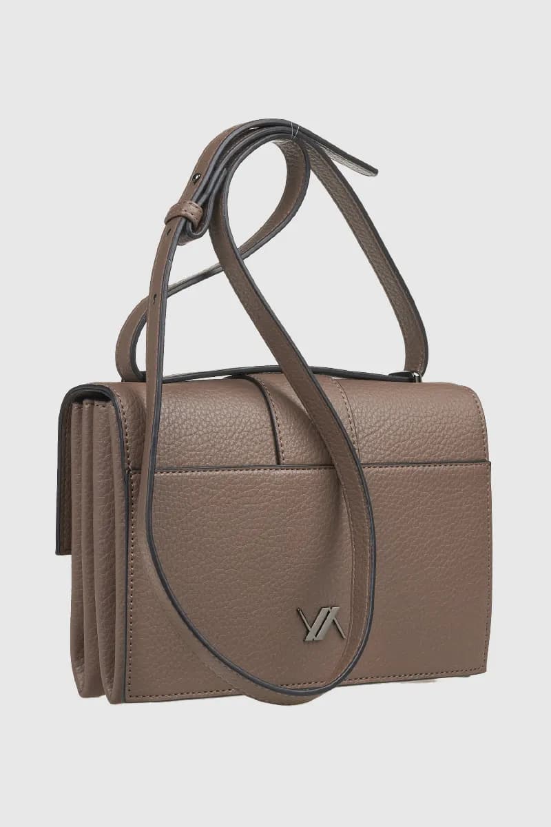 VERDE FASHION | Borsa a tracolla dettaglio metallo - 14