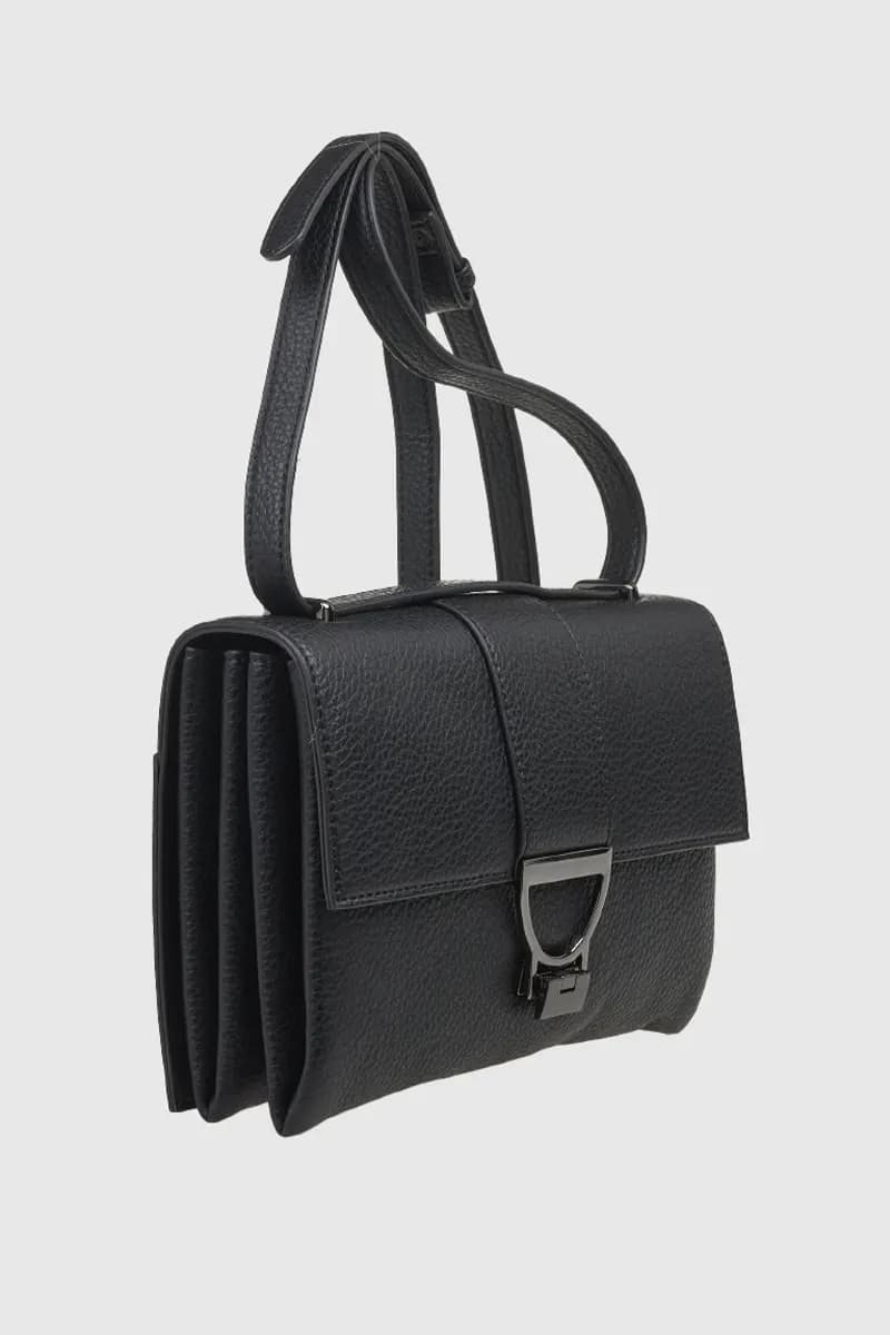 VERDE FASHION | Borsa a tracolla dettaglio metallo - 8