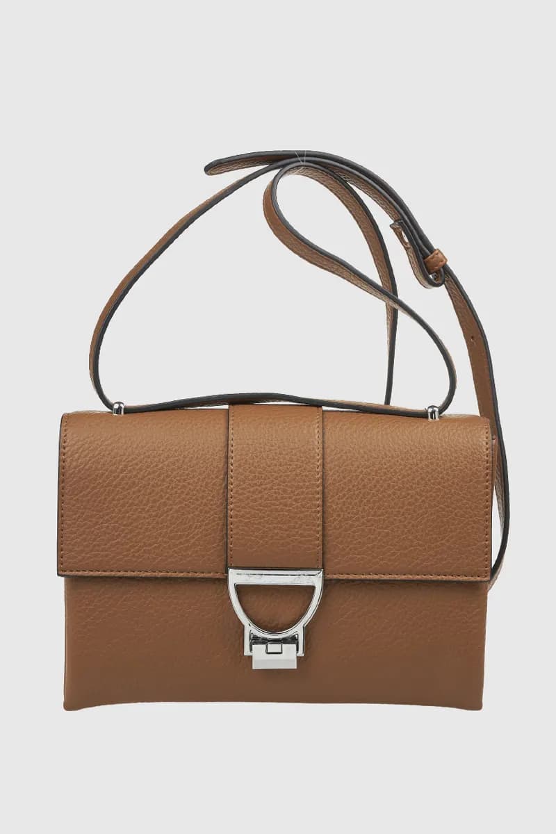VERDE FASHION | Borsa a tracolla dettaglio metallo - 9