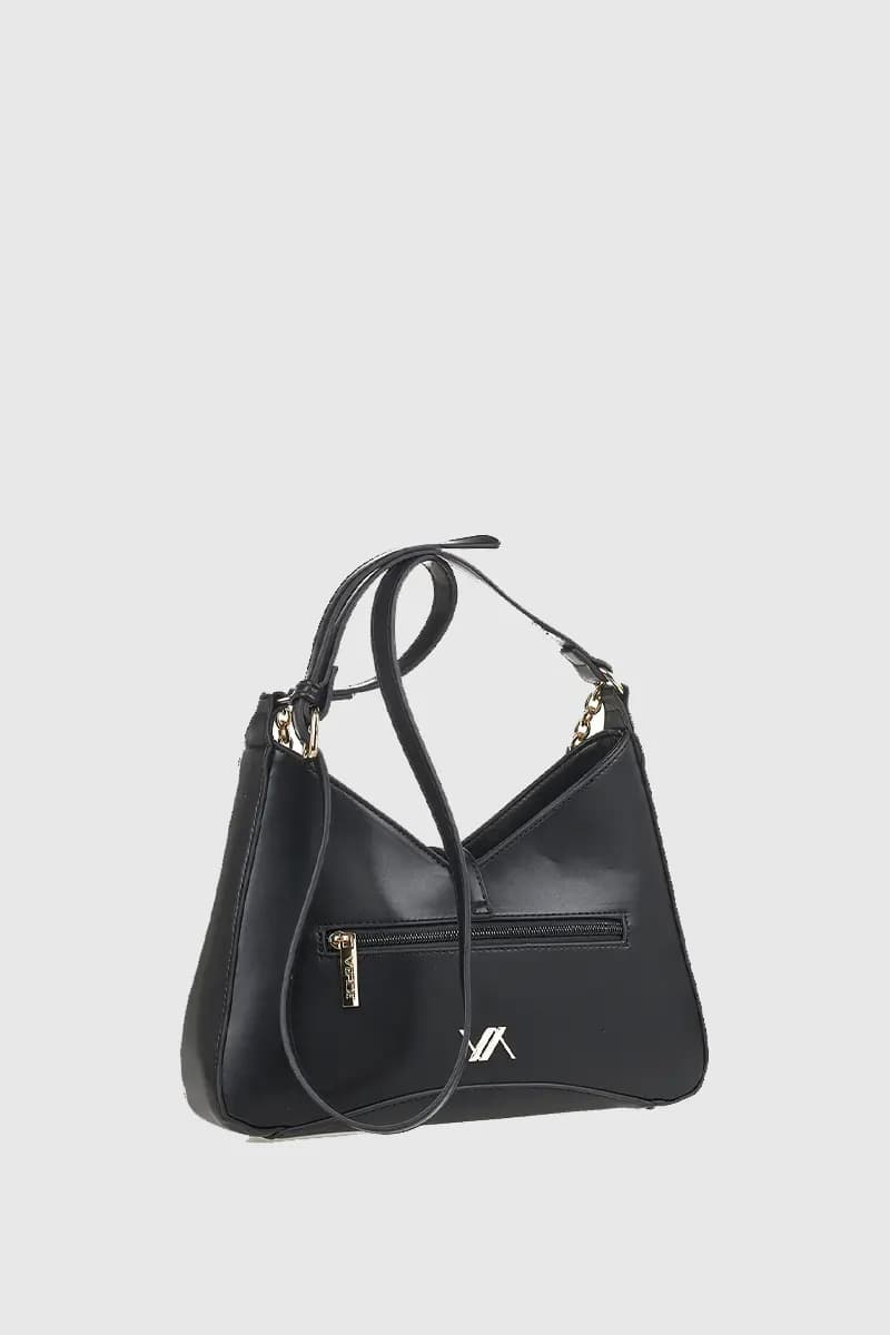 VERDE FASHION | Borsa a tracolla con stampa logo - 2