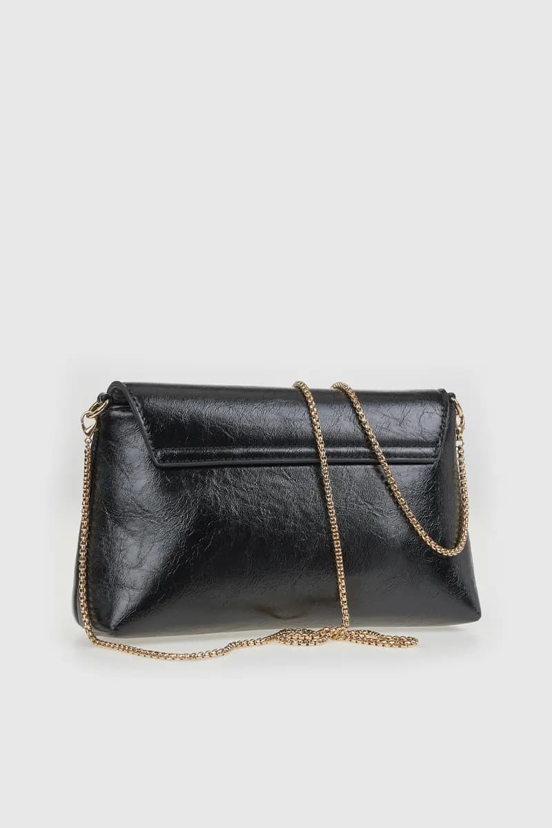 VERDE FASHION | Pochette in ecopelle verniciata - 2