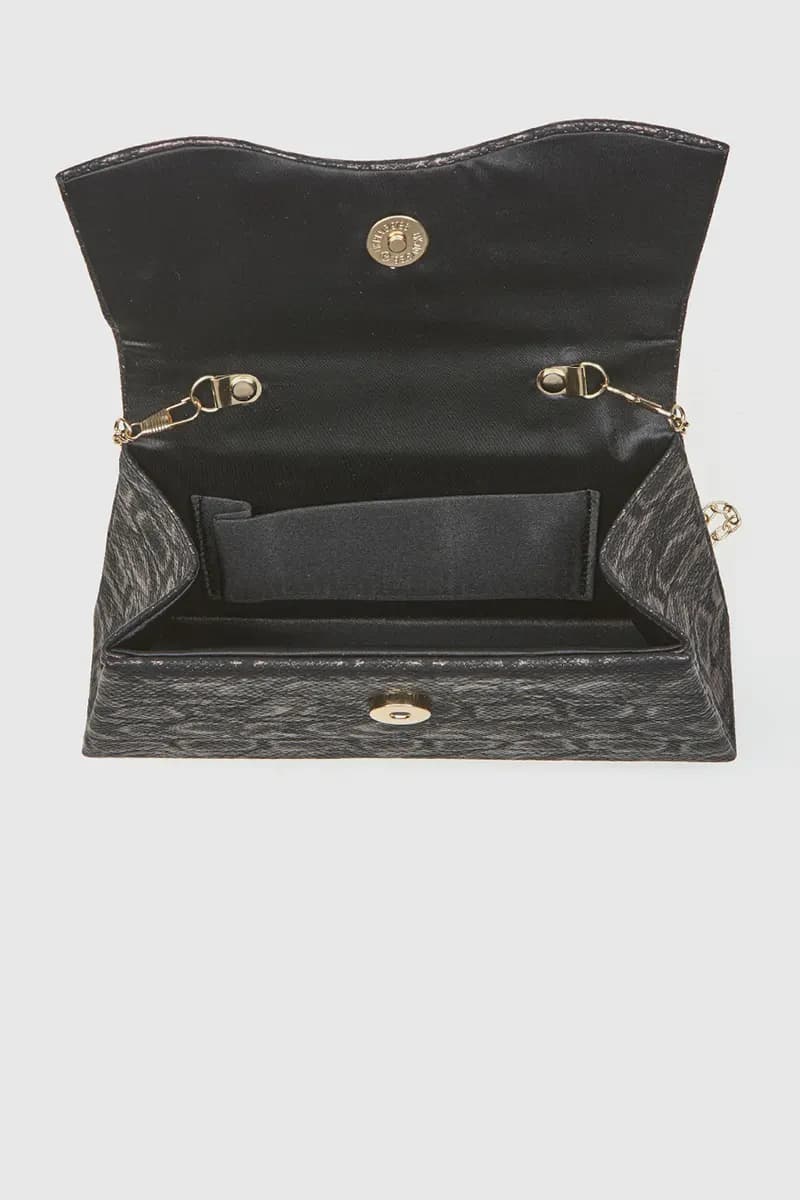 VERDE FASHION | Pochette stampa serpentata - 3