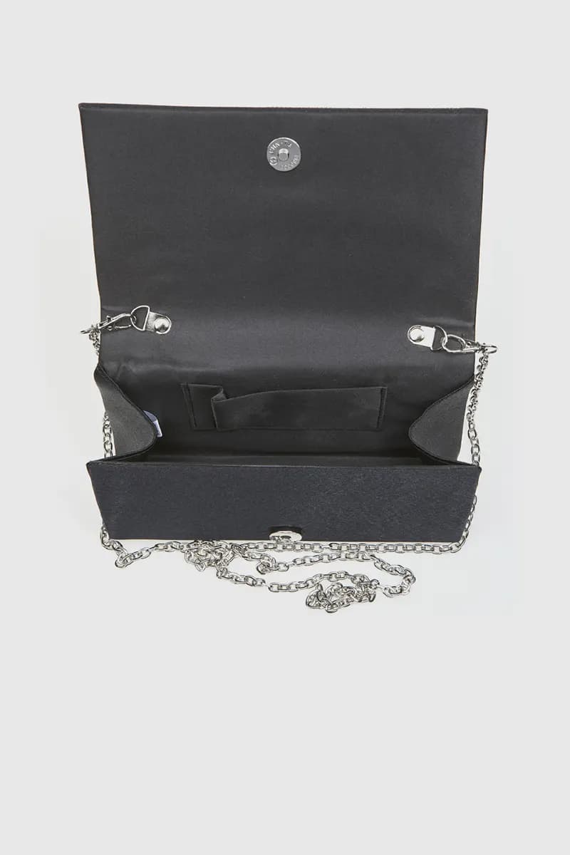 VERDE FASHION | Pochette con patta strass - 11