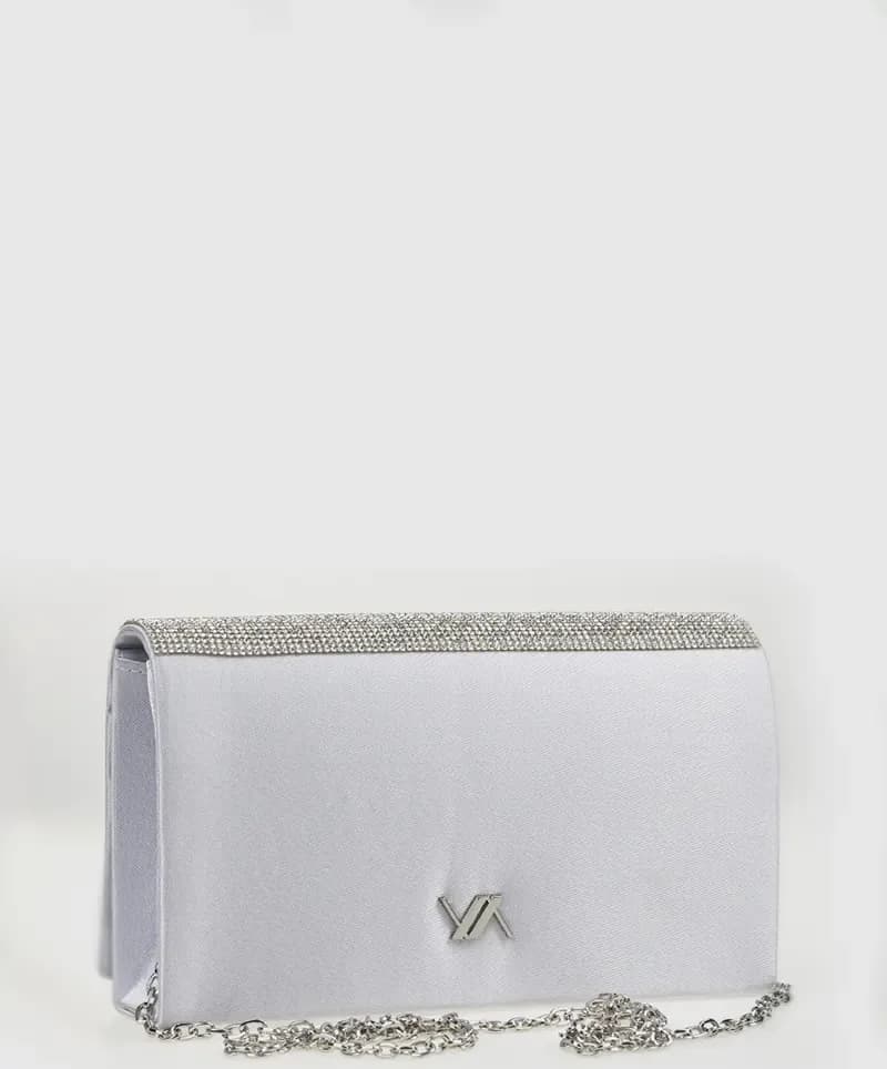 VERDE FASHION | Pochette con patta strass - 6