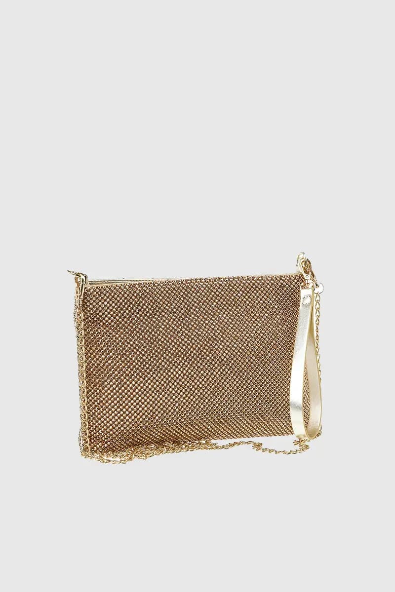VERDE FASHION | Pochette bustina con strass - 2