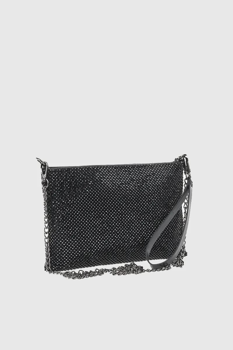 VERDE FASHION | Pochette bustina con strass - 6