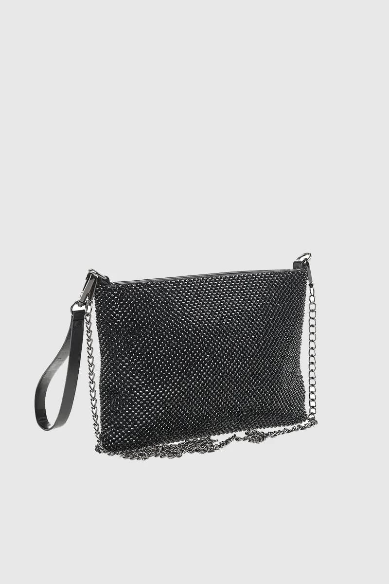 VERDE FASHION | Pochette bustina con strass - 8