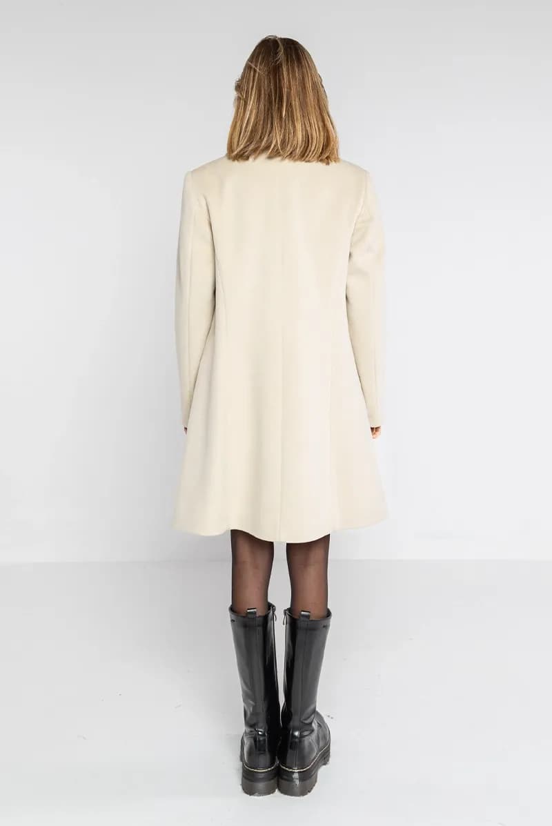 LOKITA | Cappotto basic tessuto diagonale - 2