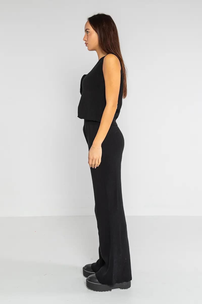 LOKITA | Pantalone palazzo in maglia - 3