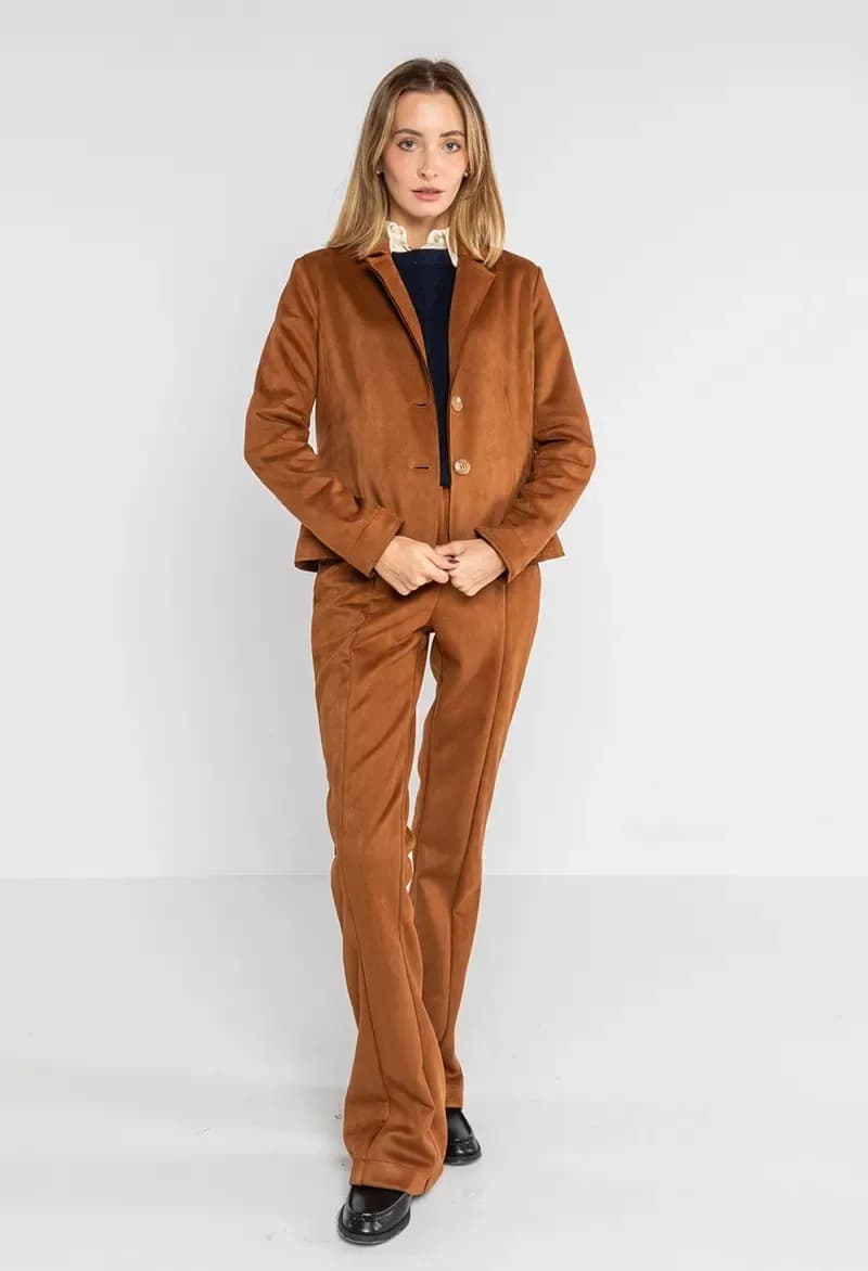 LOKITA | Giacca slim effetto camoscio - 2