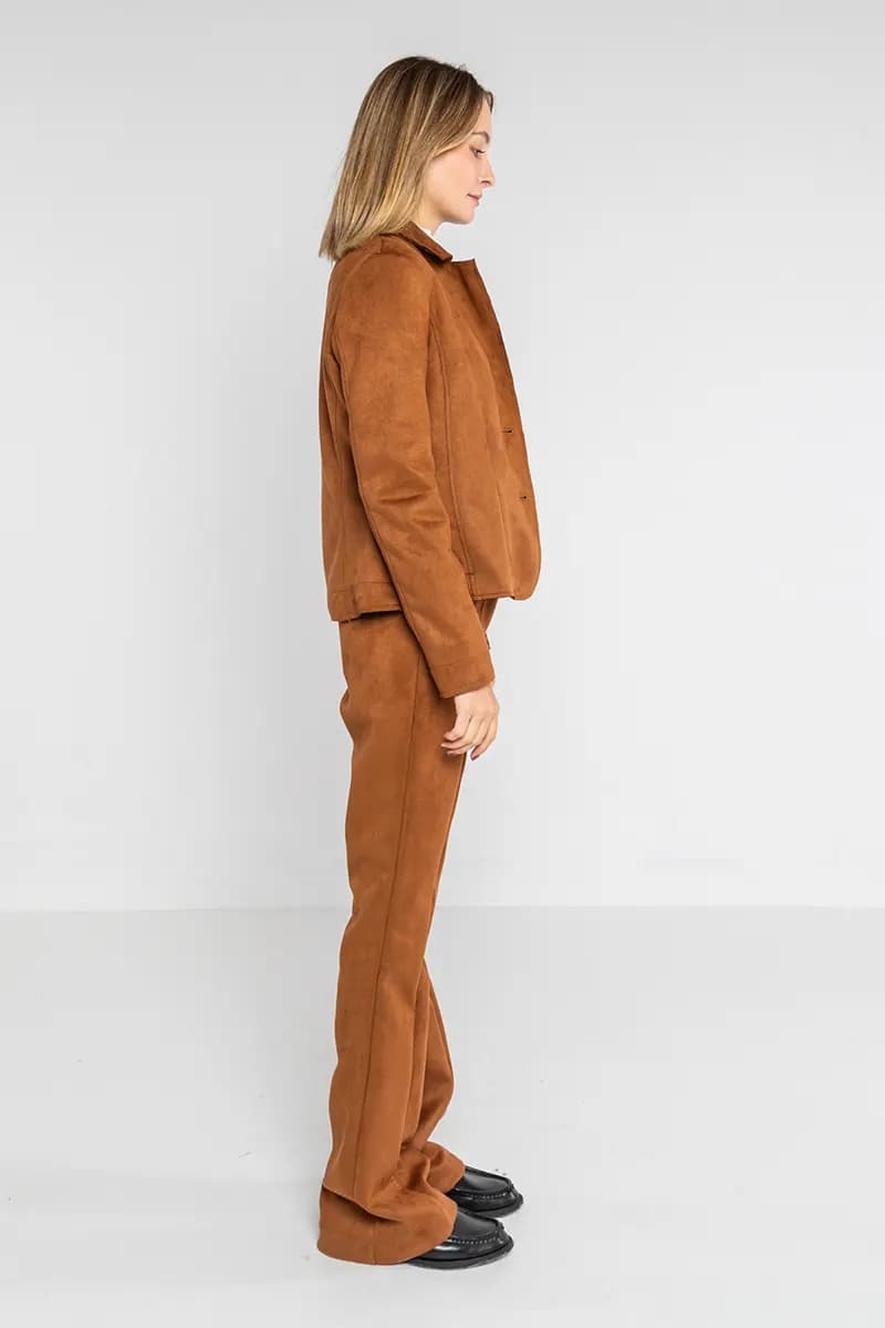 LOKITA | Giacca slim effetto camoscio - 3