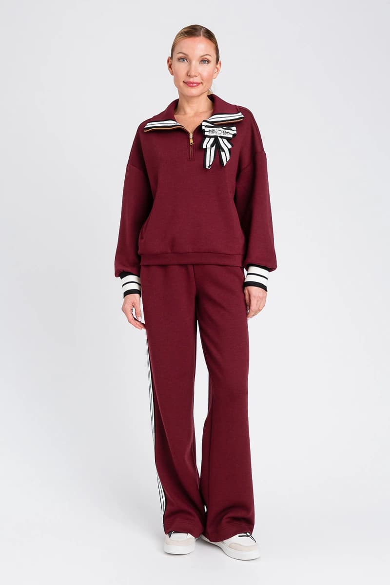 TWINSET | Pantaloni ampi in tessuto scuba - 4