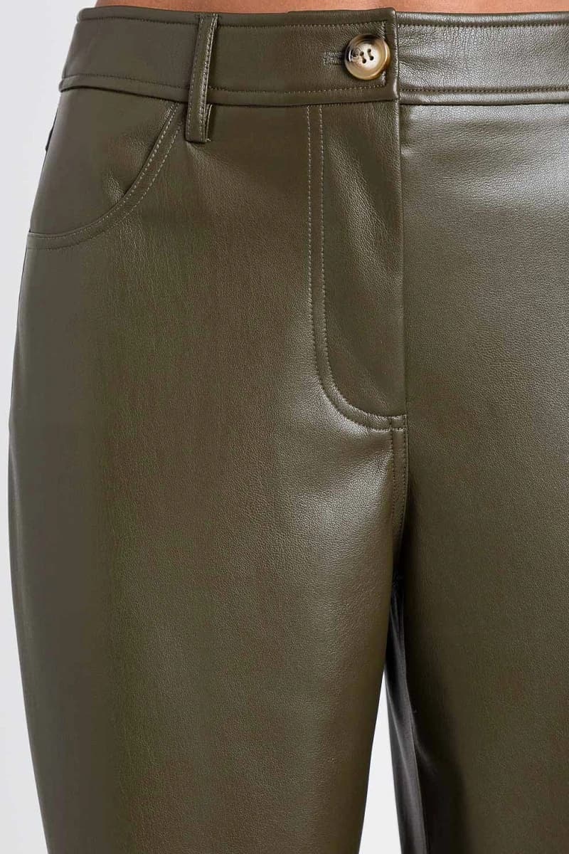 TWINSET | Pantaloni a sigaretta effetto pelle - 3