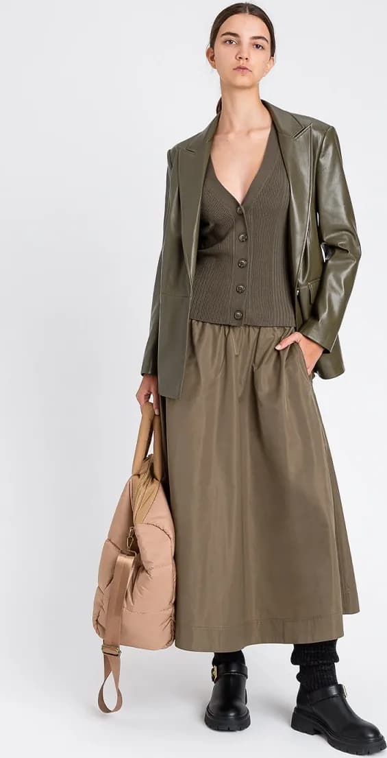 TWINSET | Giacca blazer effetto pelle - 4