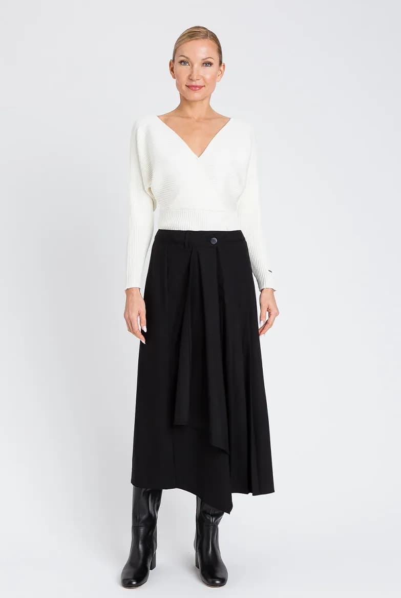 TWINSET | Maglia con incrocio a costine - 1