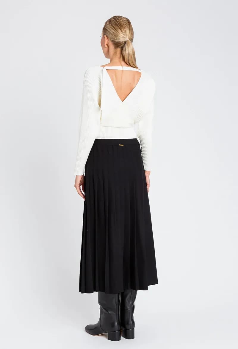 TWINSET | Maglia con incrocio a costine - 2