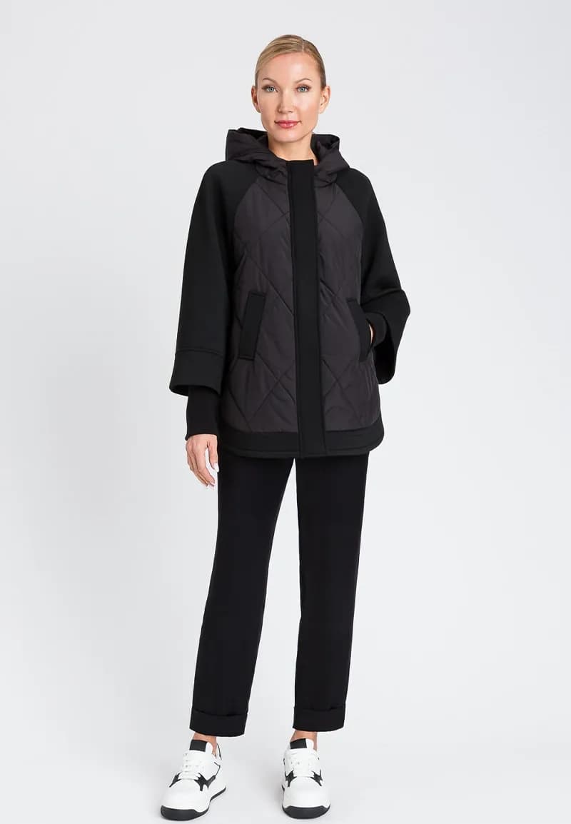 TWINSET | Caban in tessuto scuba e nylon - 4