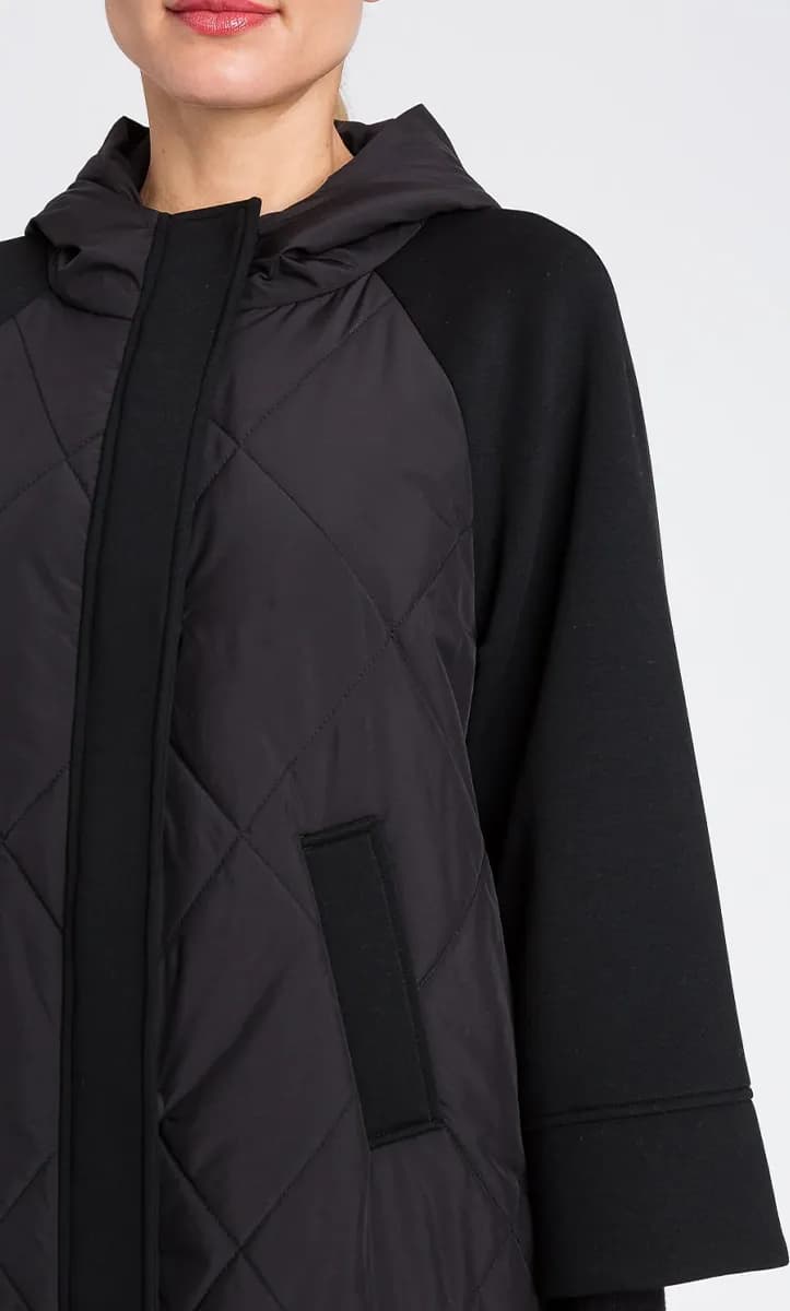TWINSET | Caban in tessuto scuba e nylon - 3