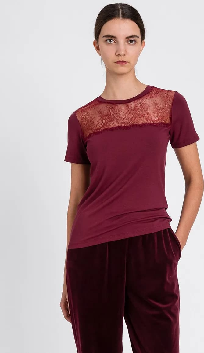 TWINSET | T-shirt con dettaglio in pizzo - 2