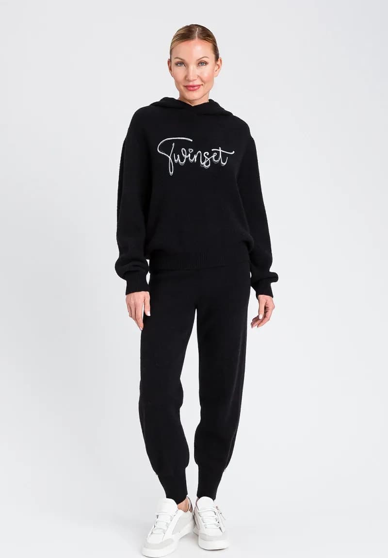 TWINSET | Pantalone in felpa con polsini - 1