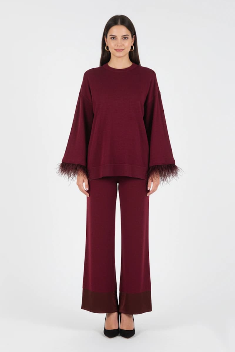 TWINSET | Pantaloni ampi in maglia - 5