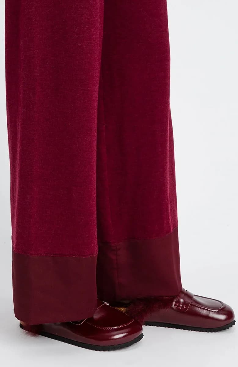 TWINSET | Pantaloni ampi in maglia - 2